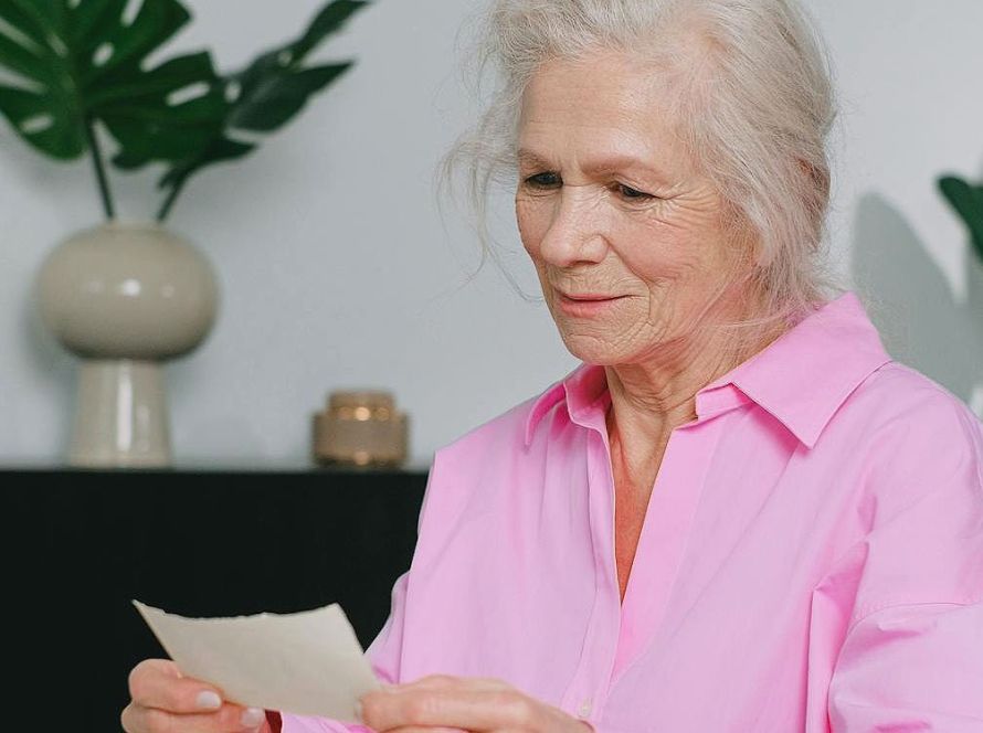 an elderly woman with dementia